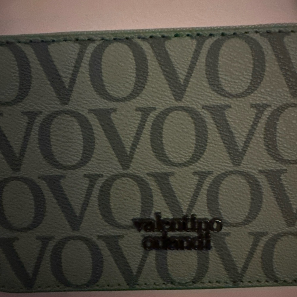 Valentino Orlandi Green Logo Crossbody Bag - Picture 3 of 13